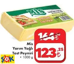 MİS YARIM YAĞLI TOST PEYNİRİ MİS YARIM YAĞLI TOST PEYNİRİ